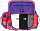Баул The North Face Base Camp Duffel M Horizon Red-TNF Blue - Фото 3 малая