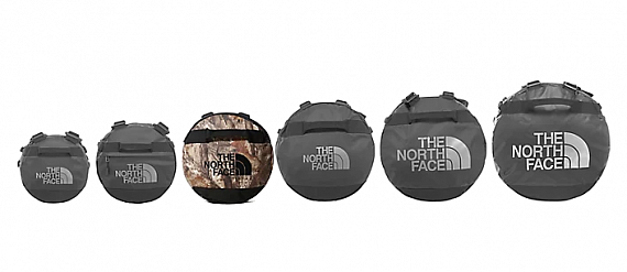 Баул The North Face Base Camp Duffel M Kelp Tan Forest Floor PrintMonterey Blue - Фото 5 большая