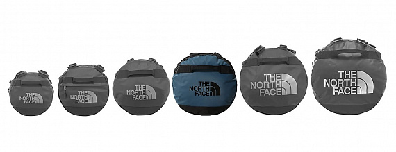 Баул The North Face Base Camp Duffel L Monterey Blue-TNF Black - Фото 5 большая
