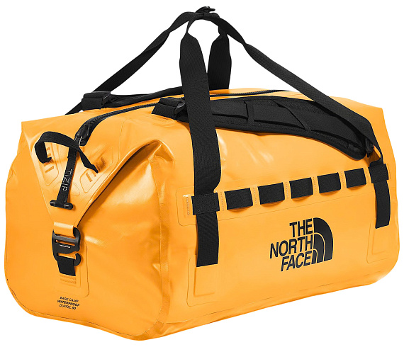 Баул The North Face Base Camp Waterproof Duffel 50L Summit Gold/Tnf Black - Фото 3 большая