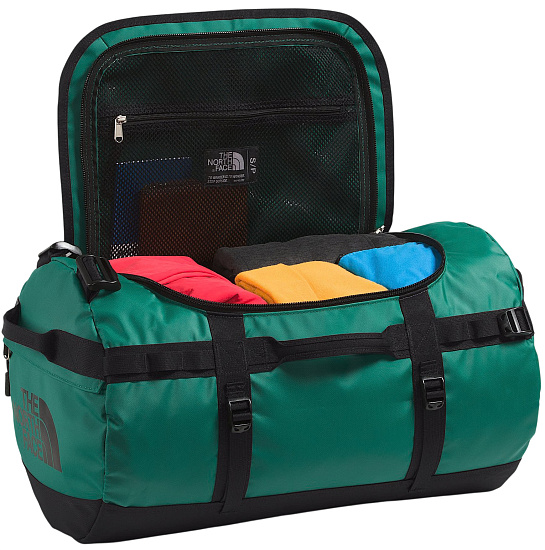 Баул The North Face Base Camp Duffel S Evergreen/Tnf Black - Фото 3 большая
