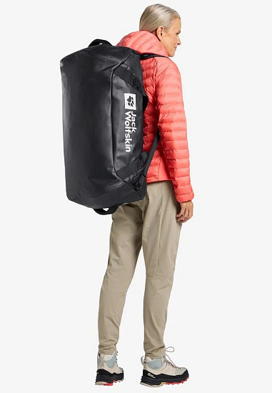 Баул Jack Wolfskin Expdn Duffle 70 Black - Фото 8 большая