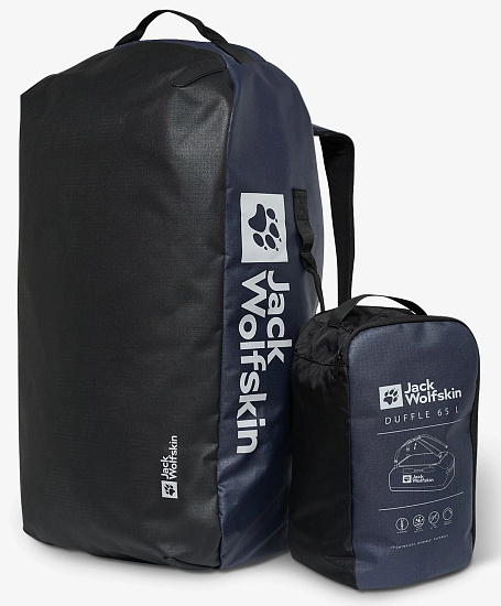 Баул Jack Wolfskin All-in Duffle 65 Midnight Sky - Фото 4 большая