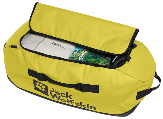 Баул Jack Wolfskin All-in Duffle 65 Chartreuse - Фото 6 большая