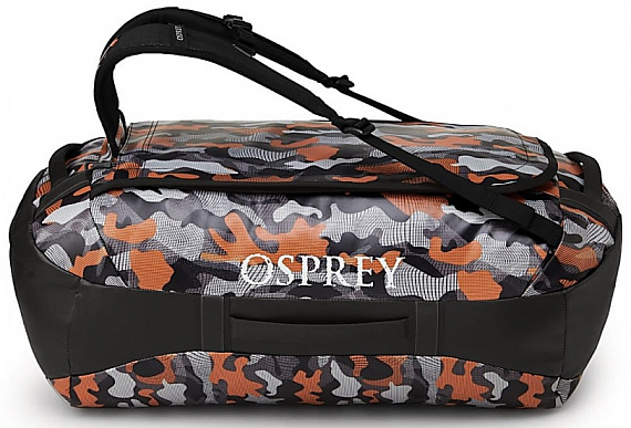 Баул Osprey Transporter 65 Black/Camo Orange - Фото 2 большая