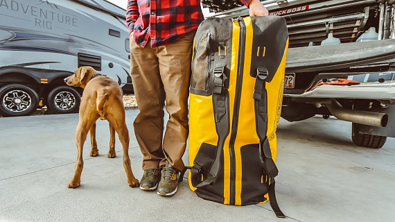 Баул Ortlieb Duffle RS 140 Yellow/Black - Фото 8 большая