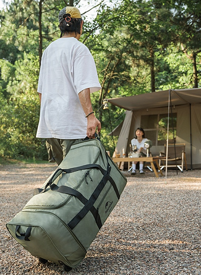 Баул на колесах Naturehike XS03 Army Green - Фото 5 большая