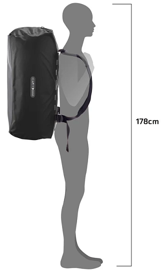 Баул Ortlieb Duffle Lite 60 Black - Фото 9 большая