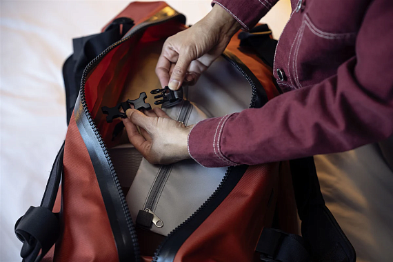 Баул Ortlieb Duffle Lite 60 Dark Sand - Фото 12 большая