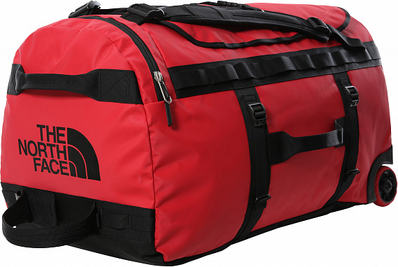 Баул The North Face Base Camp Duffel Roller Red - Фото 1 большая