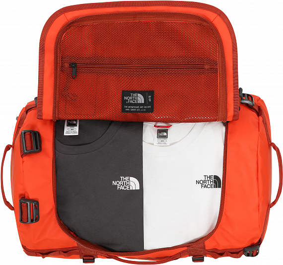 Баул The North Face Base Camp Duffel S Acrylic Orange/Picante Red - Фото 2 большая