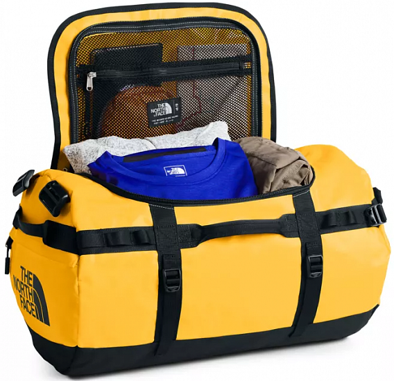 Баул The North Face Base Camp Duffel S Summit Gold/TNF Black - Фото 4 большая
