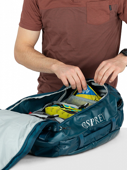 Баул Osprey Transporter 40 Venturi Blue - Фото 6 большая