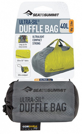 Баул Sea to Summit Ultra-Sil Duffle Bag Black - Фото 6 большая