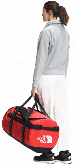 Баул The North Face Base Camp Duffel M TNF Red/TNF Black - Фото 4 большая