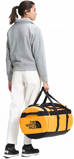 Баул The North Face Base Camp Duffel M Summit Gold/TNF Black - Фото 4 большая