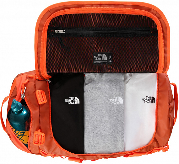 Баул The North Face Base Camp Duffel M Burnt Ochre/Power Orange - Фото 3 большая