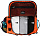 Баул The North Face Base Camp Duffel M Red Orange/Transantarctic Blue - Фото 3 малая