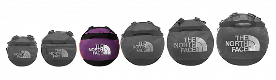 Баул The North Face Base Camp Duffel M Red Orange/Transantarctic Blue - Фото 6 большая