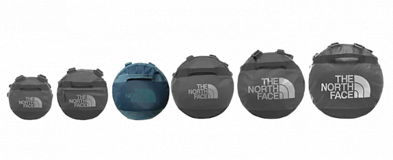 Баул The North Face Base Camp Duffel M Monterey Blue/Storm Blue - Фото 6 большая