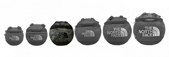 Баул The North Face Base Camp Duffel M Thyme Brushwood Camo Print/TNF Black - Фото 5 большая