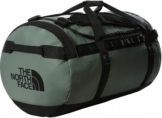 Баул The North Face Base Camp Duffel L Laurel Wreath Green/TNF Black - Фото 1 большая