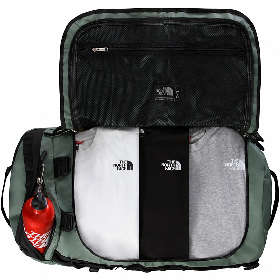 Баул The North Face Base Camp Duffel L Laurel Wreath Green/TNF Black - Фото 3 большая