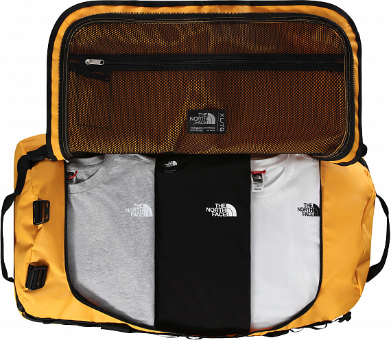 Баул The North Face Base Camp Duffel XL Summit Gold/TNF Black - Фото 3 большая