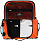 Баул The North Face Base Camp Duffel S Red Orange/Transantarctic Blue - Фото 3 малая
