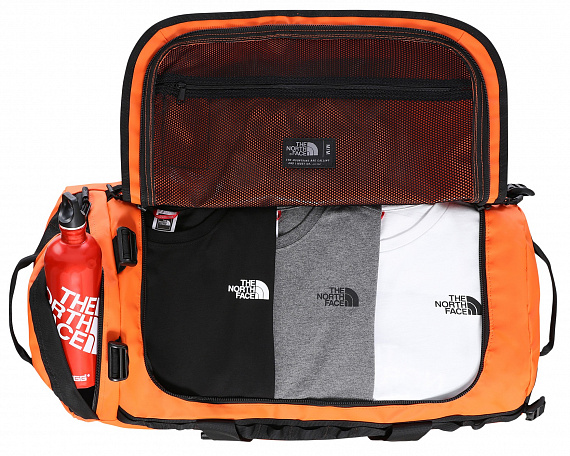 Баул The North Face Base Camp Duffel - M Clear Lake Blue/Tnf Black - Фото 3 большая
