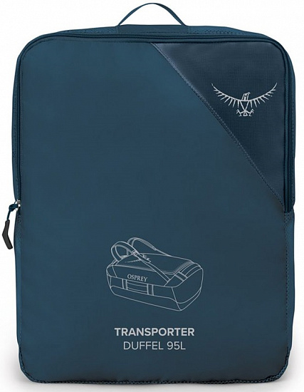 Баул Osprey Transporter 95 Venturi Blue - Фото 6 большая