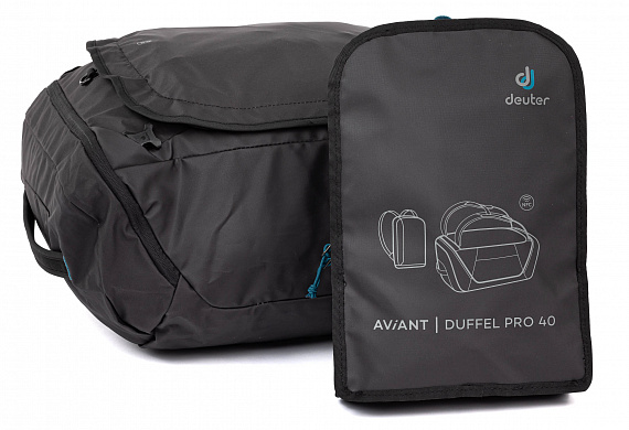 Баул Deuter Aviant Duffel Pro 40 Black - Фото 6 большая