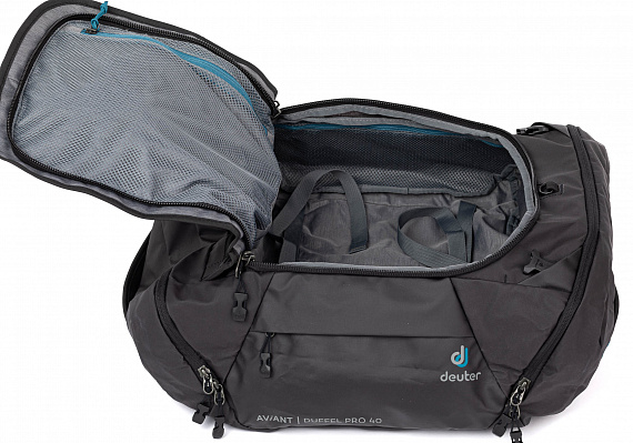 Баул Deuter Aviant Duffel Pro 40 Black - Фото 8 большая