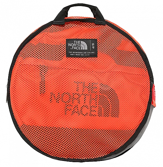 Баул The North Face Base Camp Duffel - S Flare/Tnf Black - Фото 5 большая