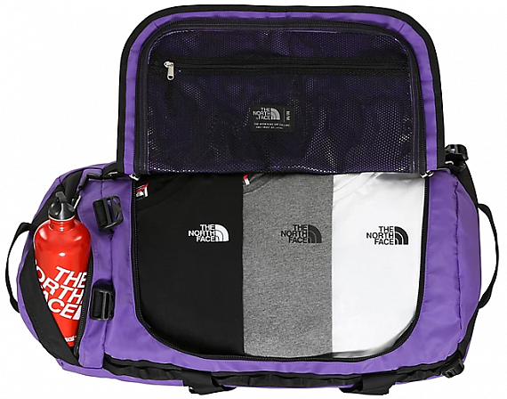 Баул The North Face Base Camp Duffel - M Peak Purple/Tnf Black - Фото 3 большая