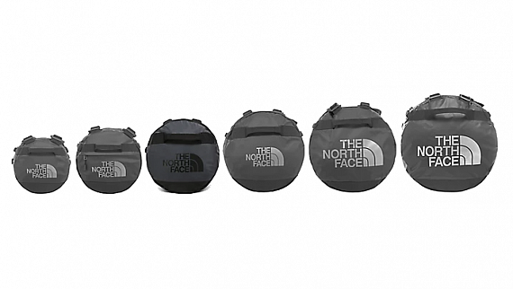 Баул The North Face Base Camp Duffel - M Aviator Navy/Tnf Black - Фото 4 большая