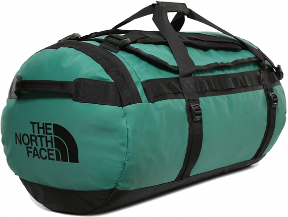 Баул The North Face Base Camp Duffel - L Evergreen/TNF Black - Фото 1 большая