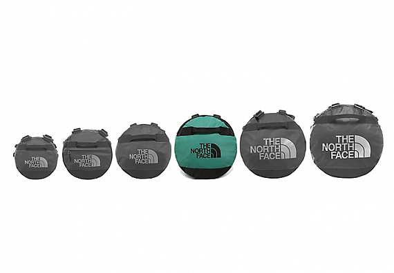 Баул The North Face Base Camp Duffel - L Evergreen/TNF Black - Фото 4 большая