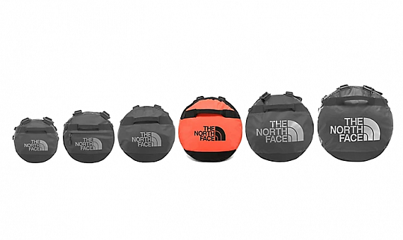 Баул The North Face Base Camp Duffel - L Flare/TNF Black - Фото 4 большая