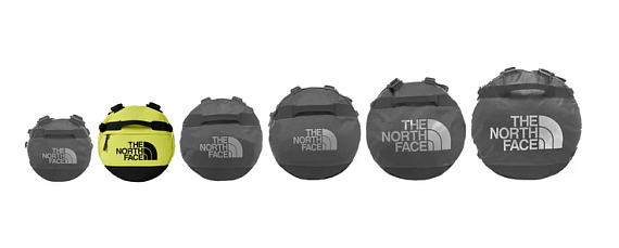 Баул The North Face Base Camp Duffel S Sulphur Spring Green/Tnf Black - Фото 6 большая
