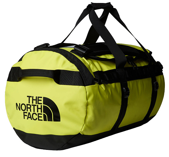 Баул The North Face Base Camp Duffel - M Sulphurspringgn/TNFblack - Фото 1 большая