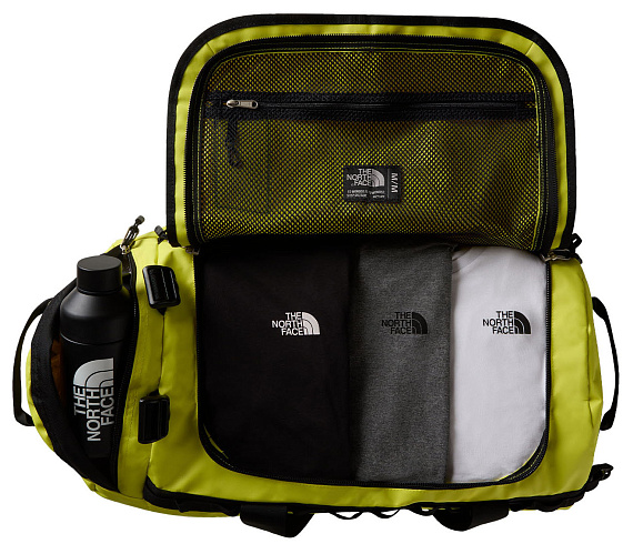 Баул The North Face Base Camp Duffel - M Sulphurspringgn/TNFblack - Фото 4 большая