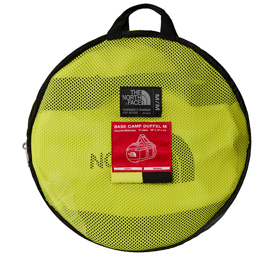 Баул The North Face Base Camp Duffel - M Sulphurspringgn/TNFblack - Фото 6 большая