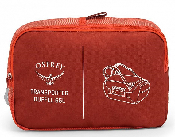 Баул Osprey Transporter 65 Ruffian Red - Фото 4 большая