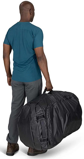 Баул Osprey Transporter 150 Raven Black/Black - Фото 10 большая