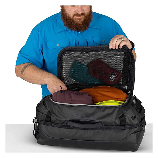 Баул Osprey Transporter Squffel 44 Raven Black/Black - Фото 6 большая