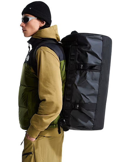 Баул The North Face Base Camp Duffel M TNF Black/TNF White/NPF - Фото 6 большая