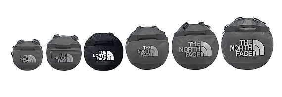 Баул The North Face Base Camp Duffel M TNF Black/TNF White/NPF - Фото 7 большая