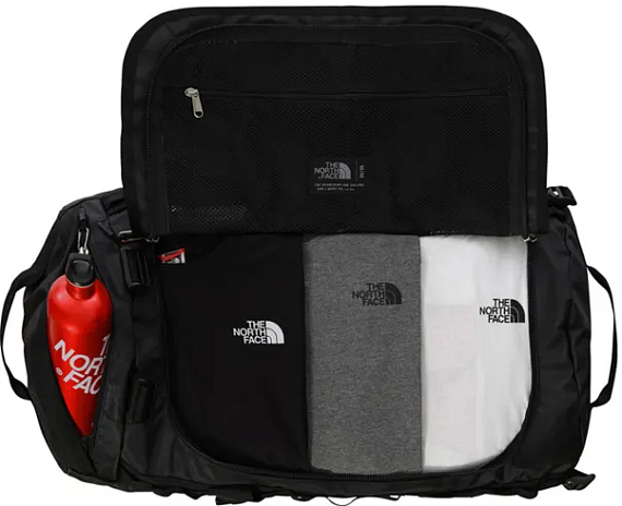 Баул The North Face Base Camp Duffel M TNF Black/TNF White/NPF - Фото 3 большая