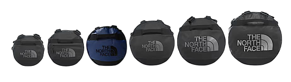 Баул The North Face Base Camp Duffel M Summit Navy/TNF Black/N - Фото 8 большая